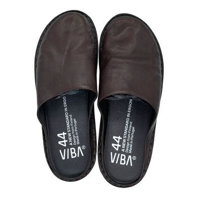 VIBAe Roma leather slippers, cocoa brown | 44