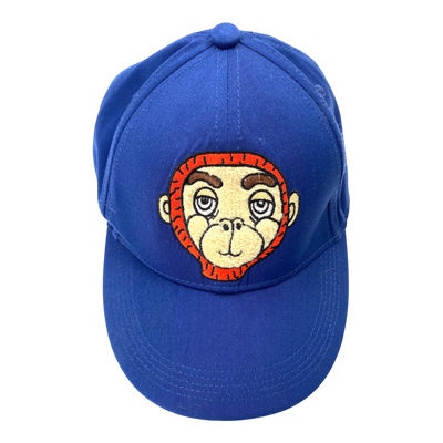 Mini Rodini monkey cap, blue | 48/50cm