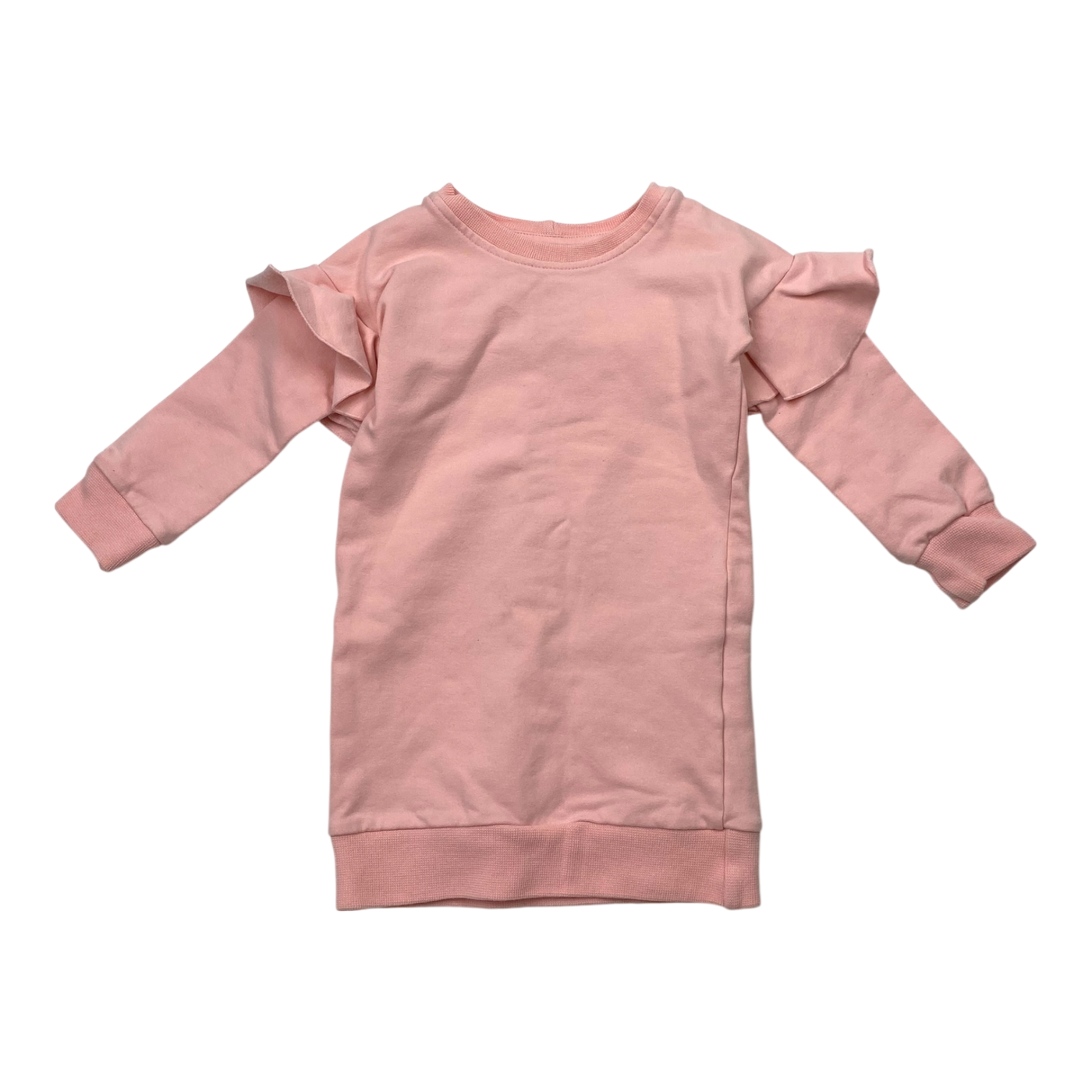 Gugguu frill sweat dress, pink | 80cm