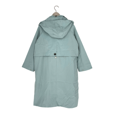 Embassy of Bricks and Logs kalmar trench coat, sky blue | woman S