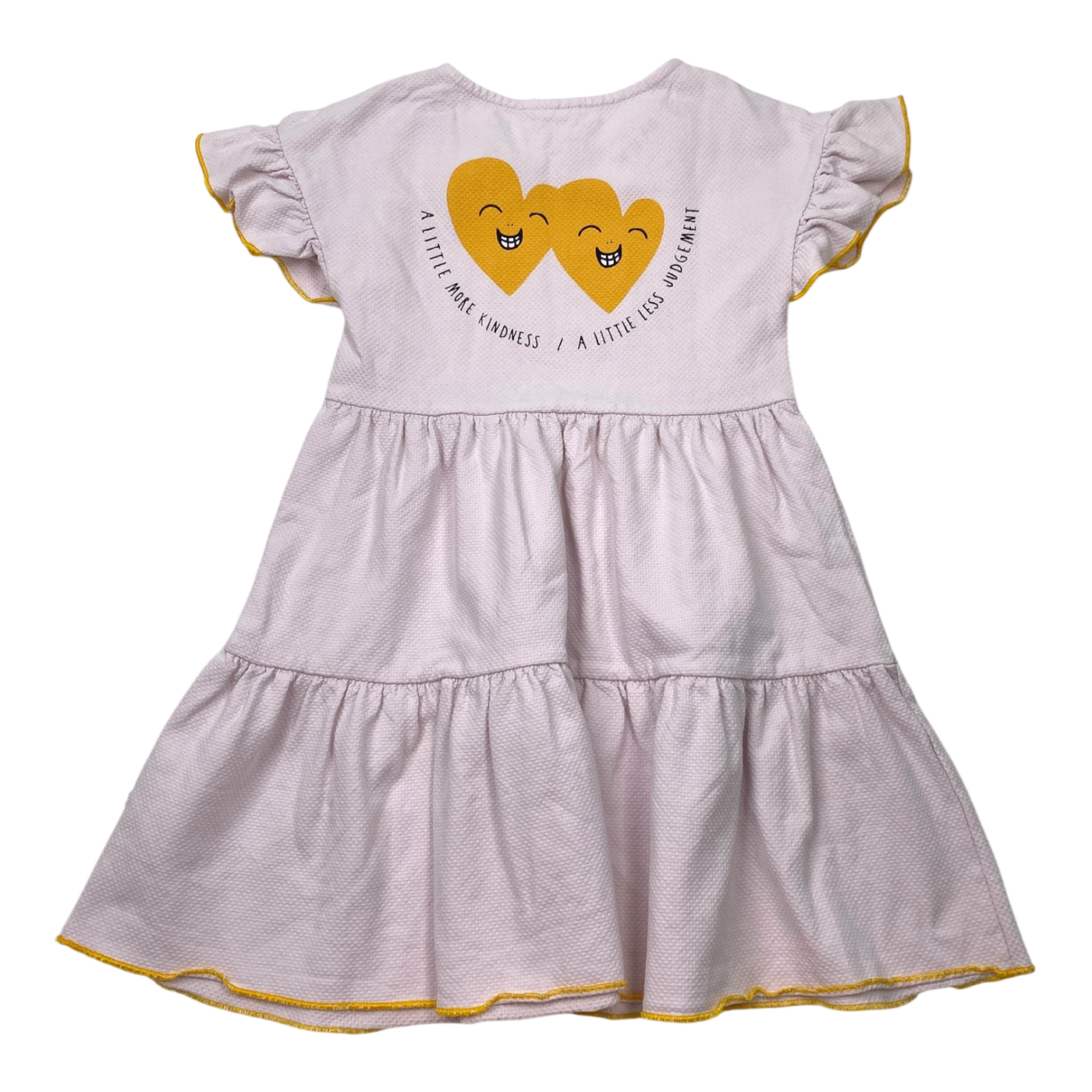 Mainio waffle dress, pink | 110/116cm