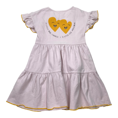 Mainio waffle dress, pink | 110/116cm