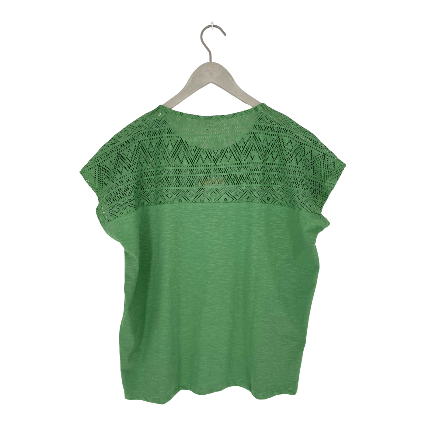 Tranquillo lace t-shirt, green | woman L