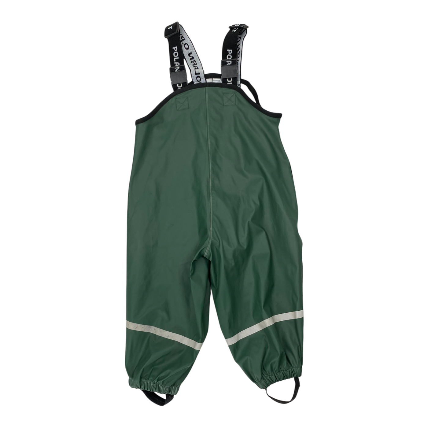 Polarn O. Pyret Rain Latzhose, dunkelgrün | 86/92 cm