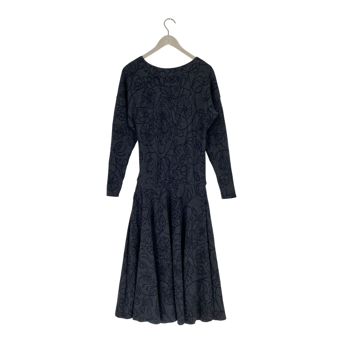Merino Wrap Kleid, Babushka Roses | Frau m