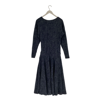 Merino Wrap Kleid, Babushka Roses | Frau m