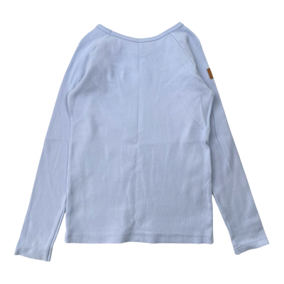 Metsola rib shirt, baby blue | 140cm