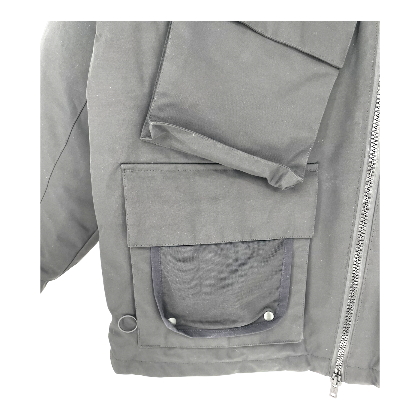 Embassy of Bricks and Logs parka jacket, black | unisex L
