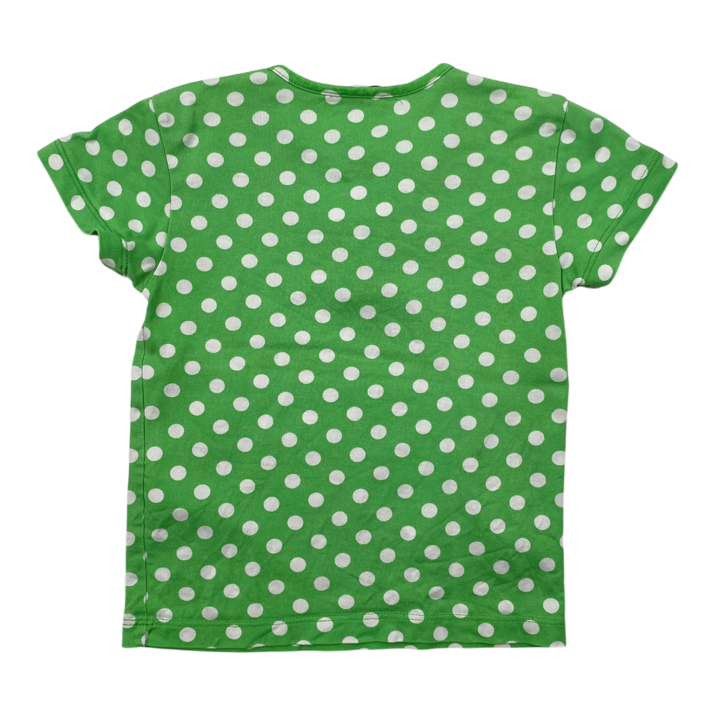 Marimekko t-shirt, green dots | 90cm