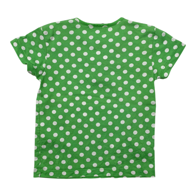 Marimekko t-shirt, green dots | 90cm