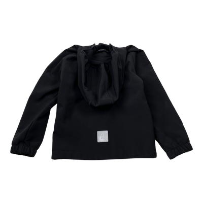 Reima vantti softshell jacket, black | 110cm