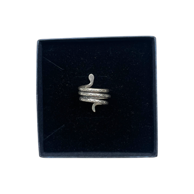 Kalevala Koru snake ring, silver