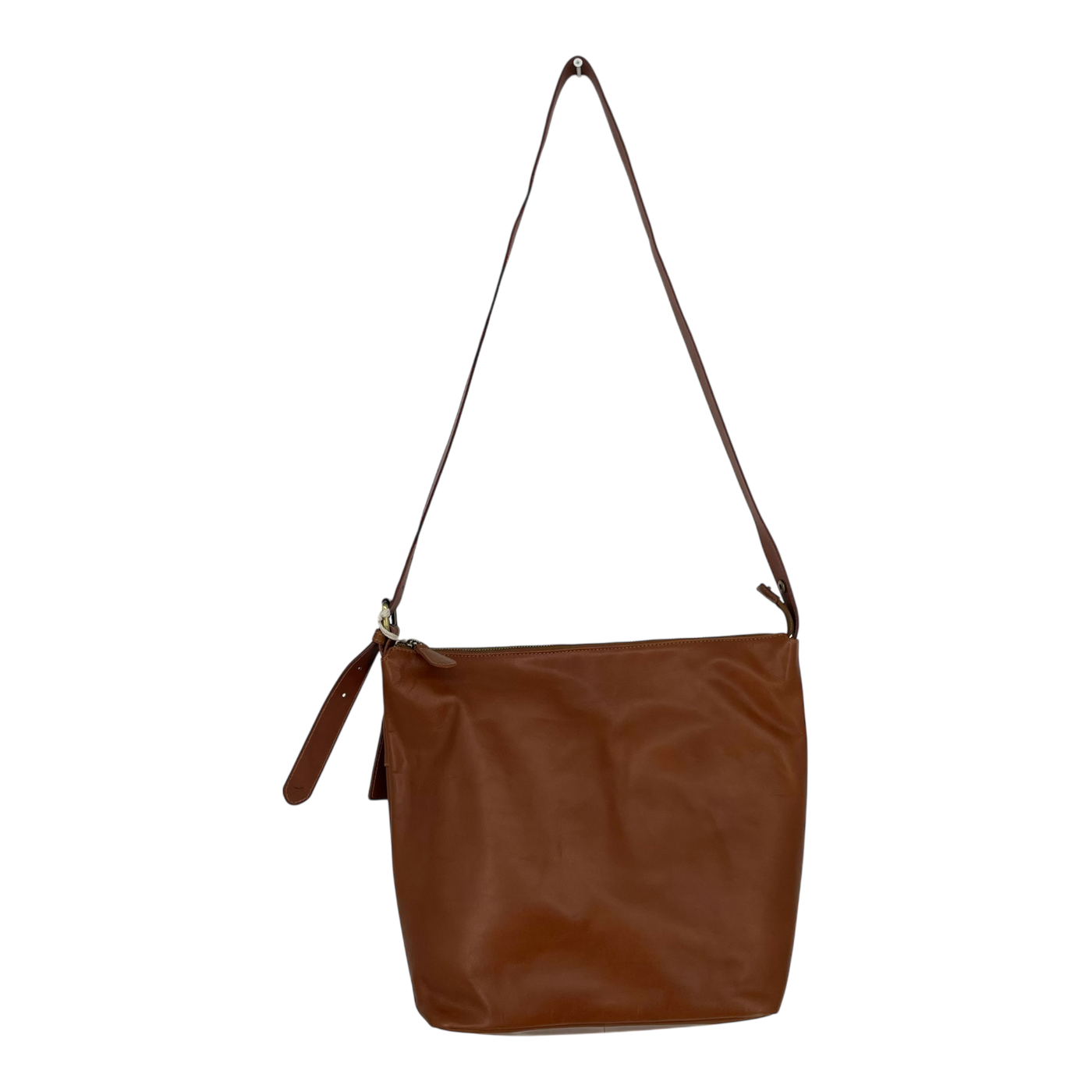 Holzrichter leather hobo bag, caramel