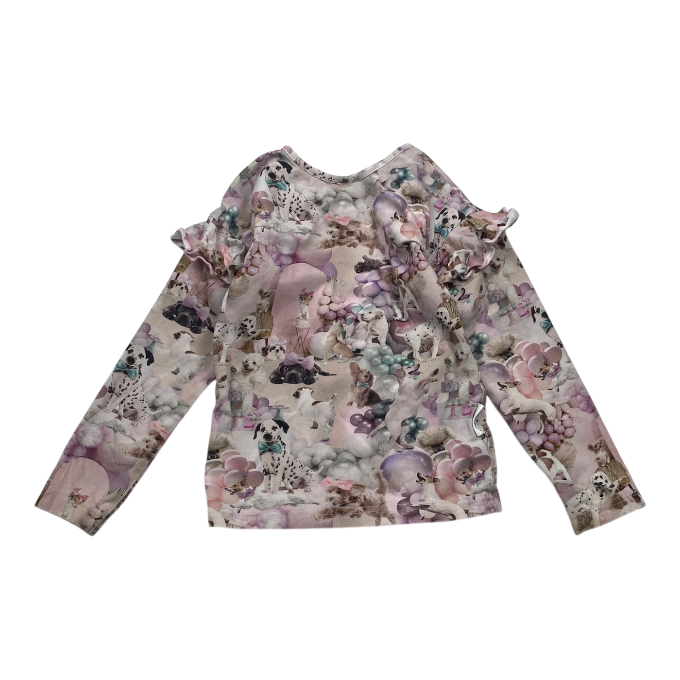 Gugguu frill shirt, animal | 98cm