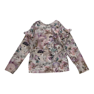 Gugguu frill shirt, animal | 98cm