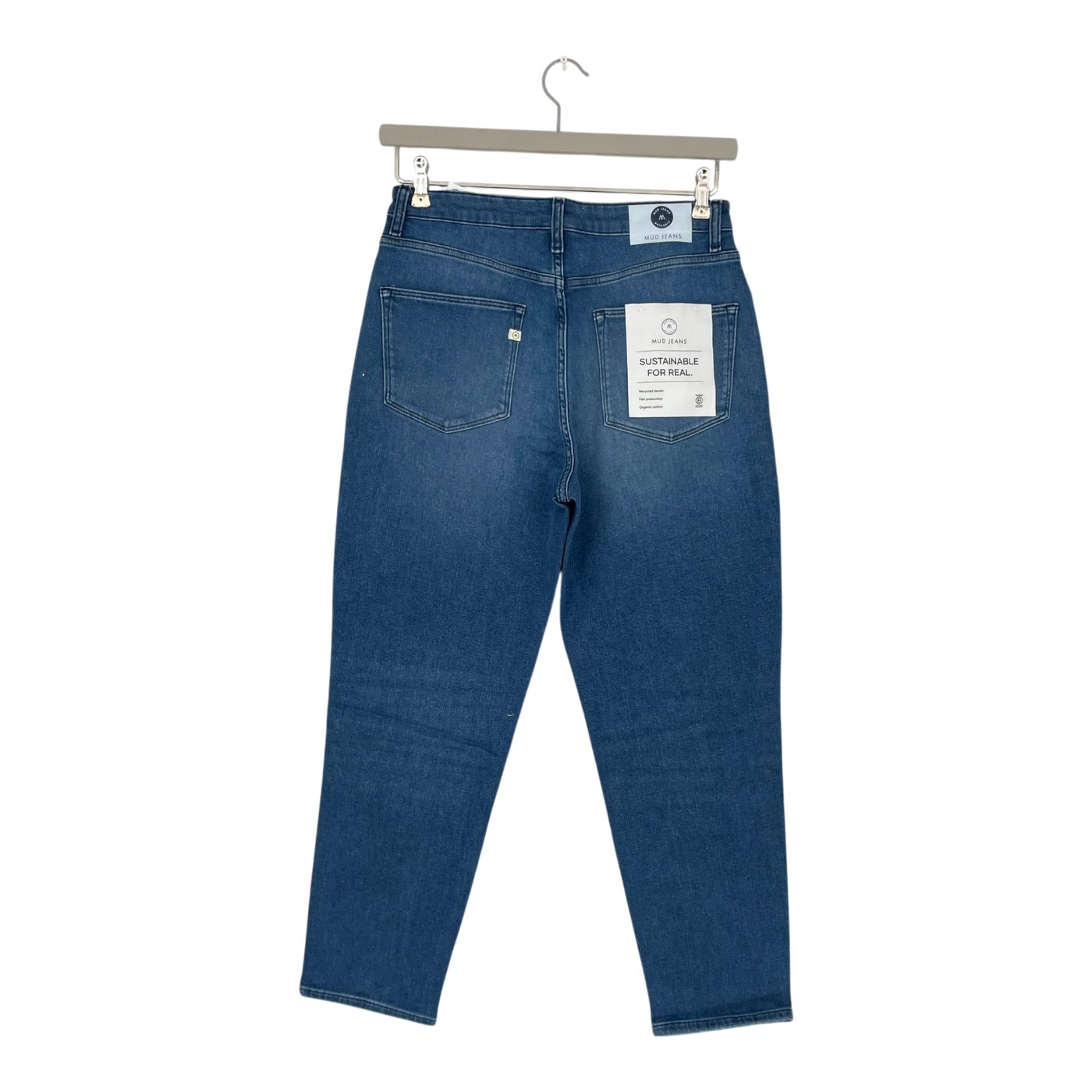 Mud Jeans mams high tapered jeans, denim blue | woman 30/27