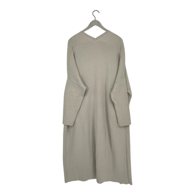 Papu long split cardigan, almond | woman M/L