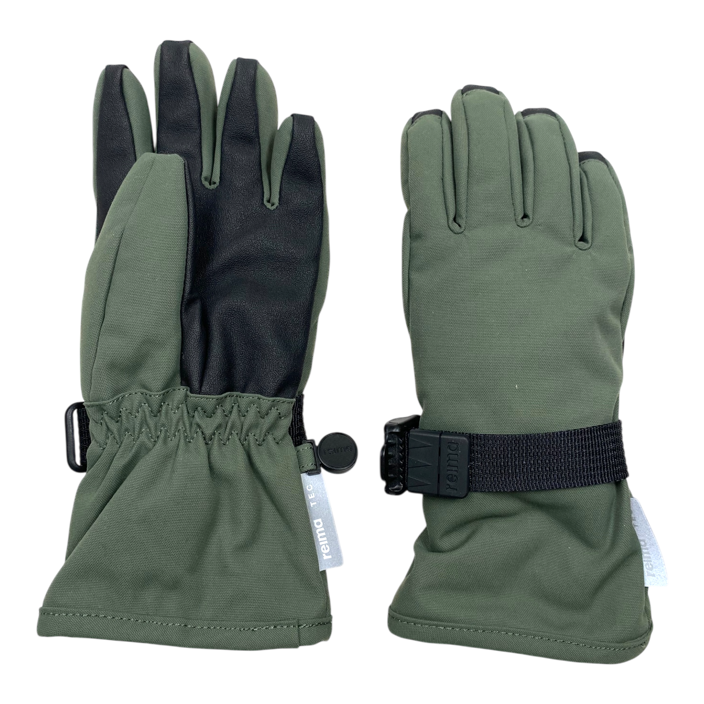 Reima tartu winter gloves, green | 2-4y
