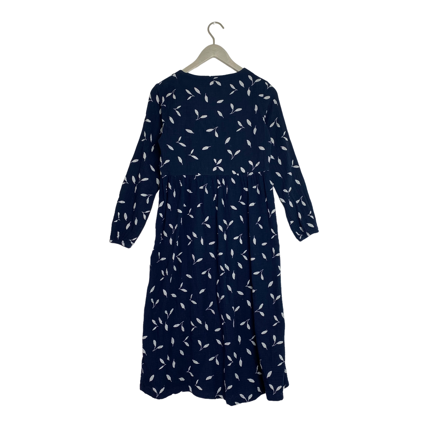 Kaiko muslin button dress, leaf | woman XS