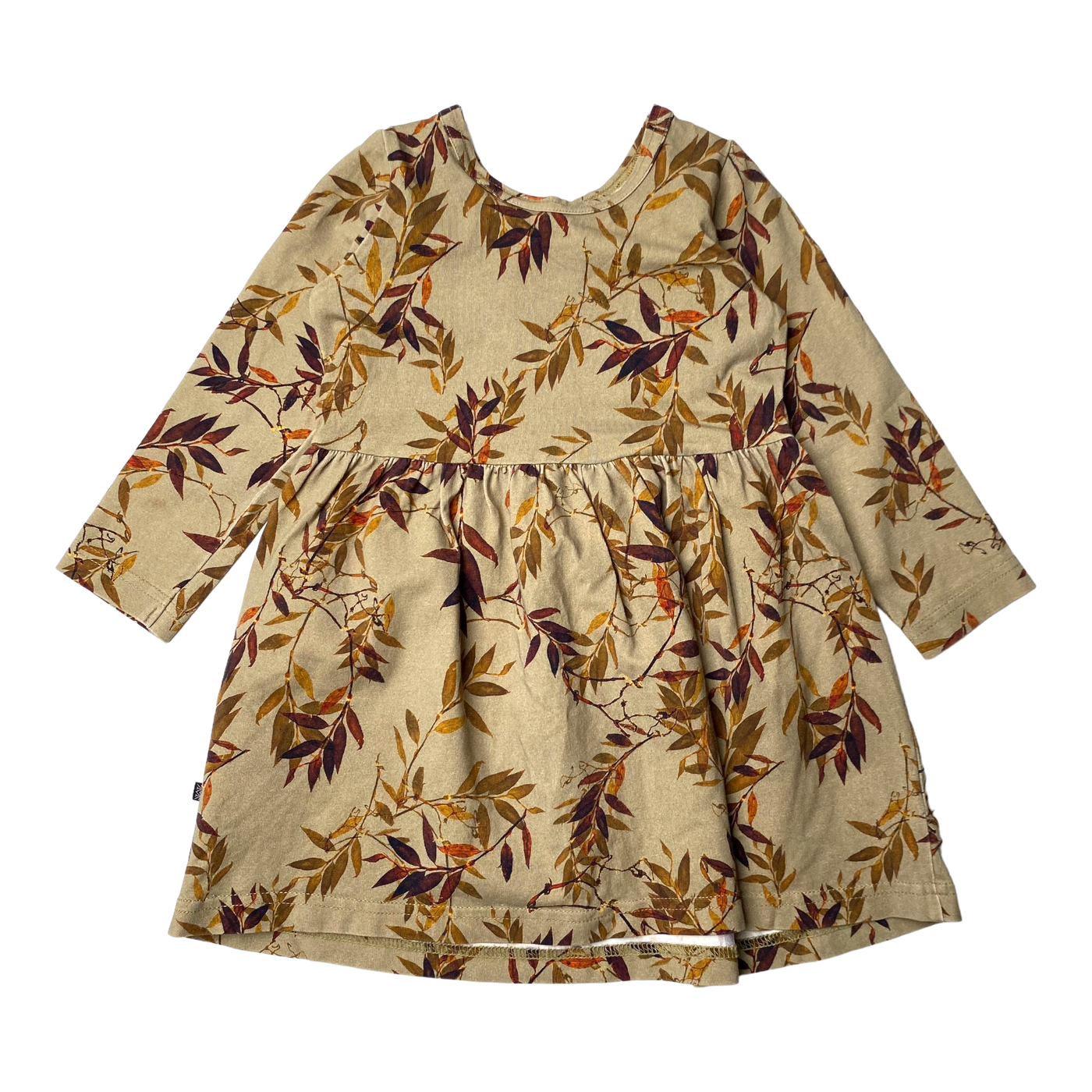 Kaiko dress, golden bottany | 74/80cm