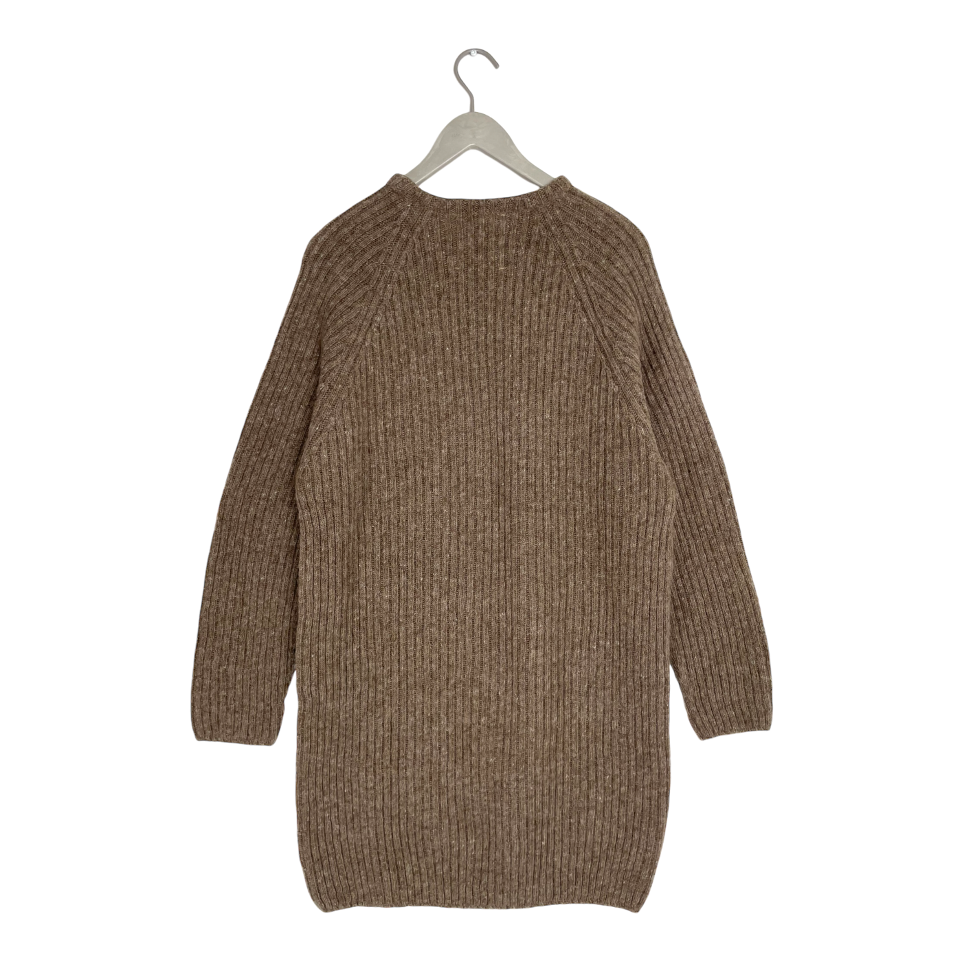 Ekta Anne long knit sweater / dress, brown | woman L