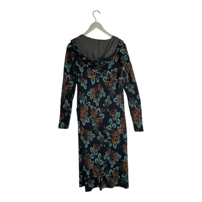 Ommellinen merino long cardigan, flower | woman M