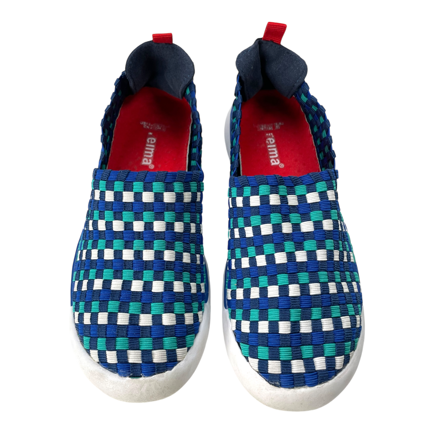 Reima fresh stretch shoes, checkered blue | 33