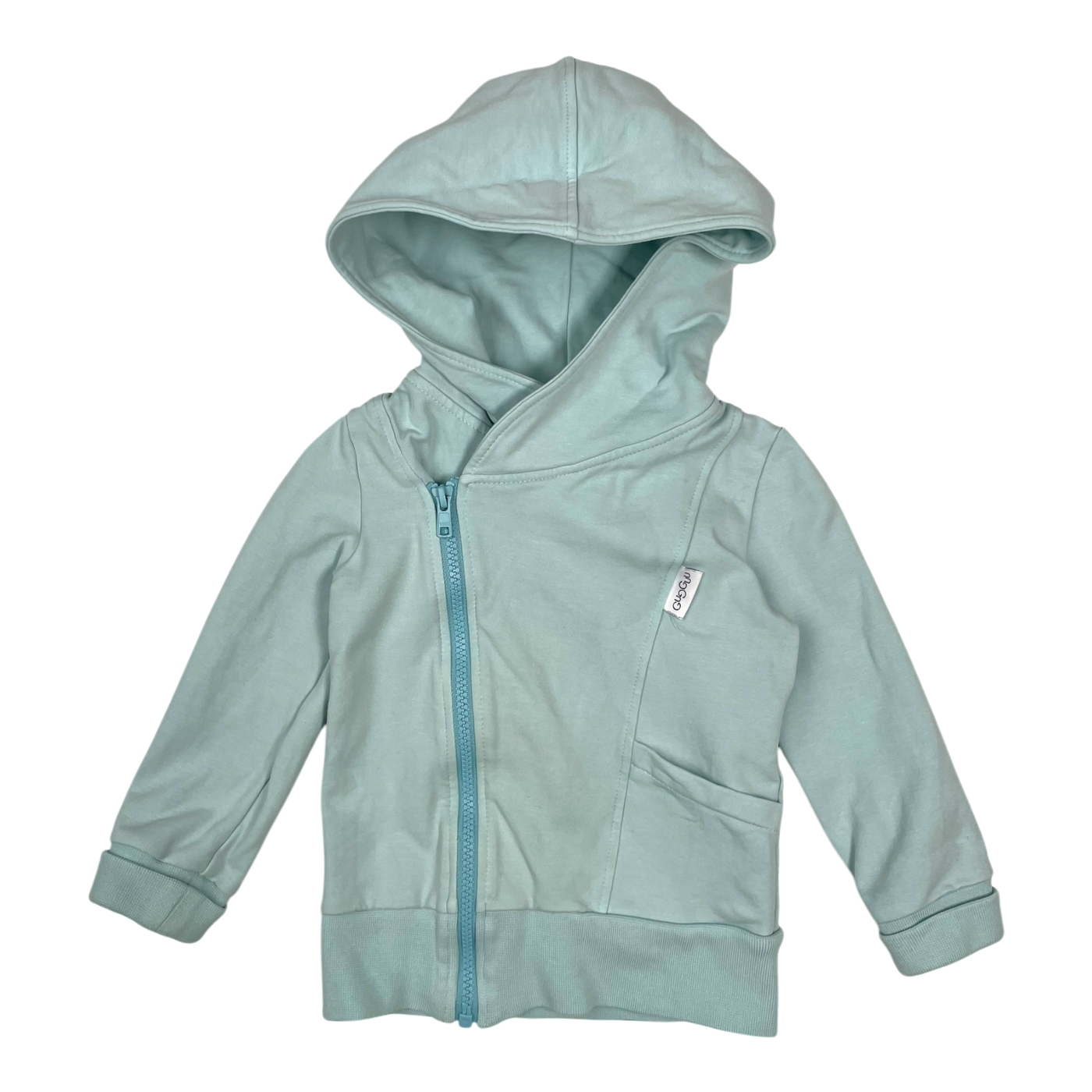 Gugguu zipper hoodie, sky blue | 92cm