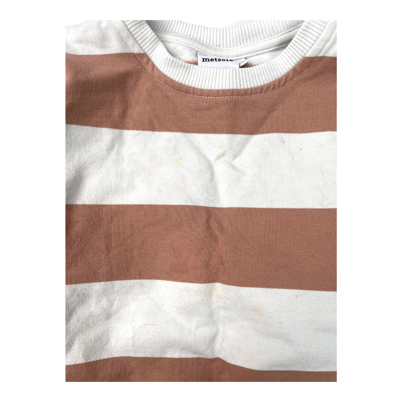 Metsola sweatshirt, stripes | 122/128cm