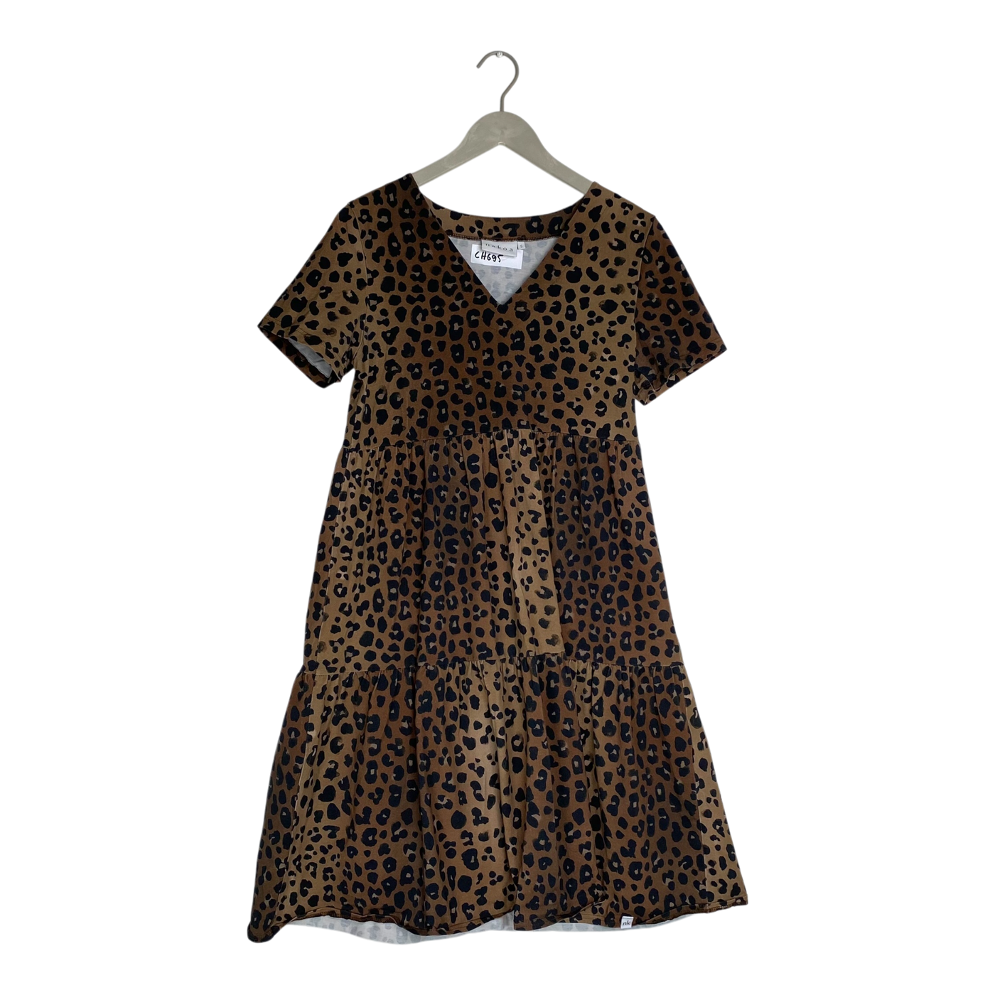 Nakoa layered dress, leopard | woman S