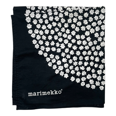 Marimekko woven cotton scarf, flowers