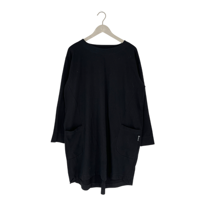 Ommellinen sweat tunic, black | woman M/L