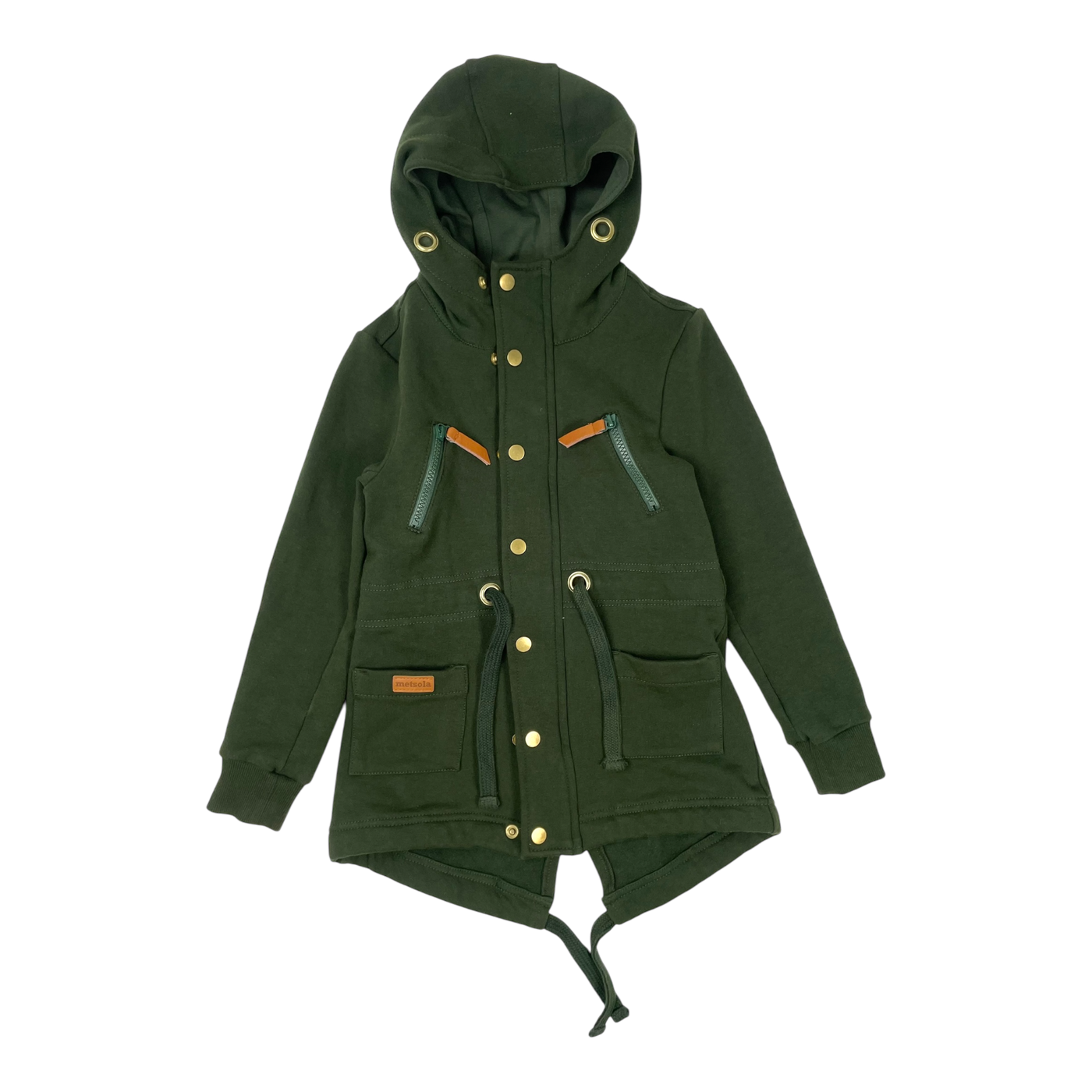 Metsola college jacket, dark green | 110/116cm