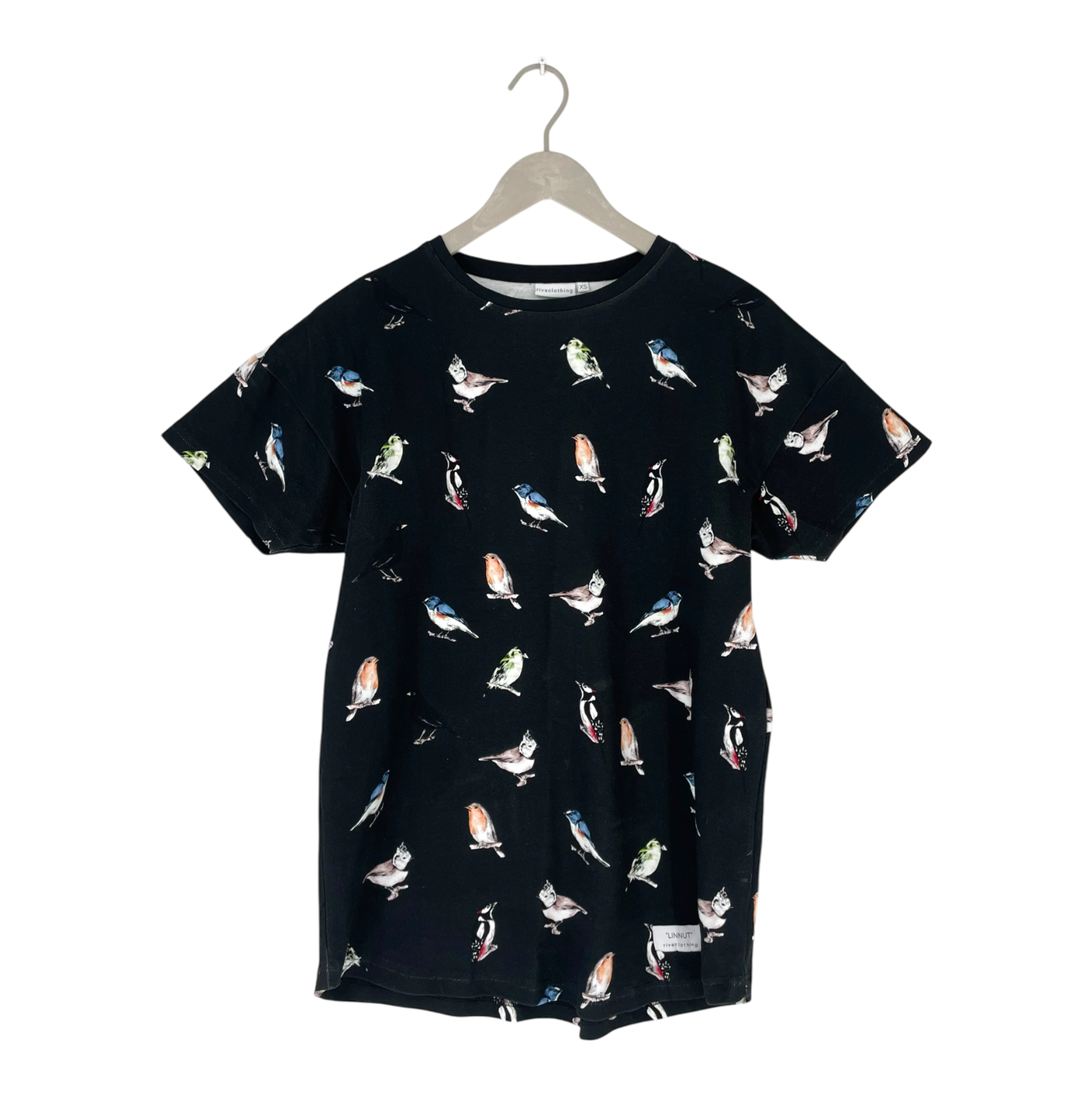 Riva Clothing t-shirt, linnut | unisex XS
