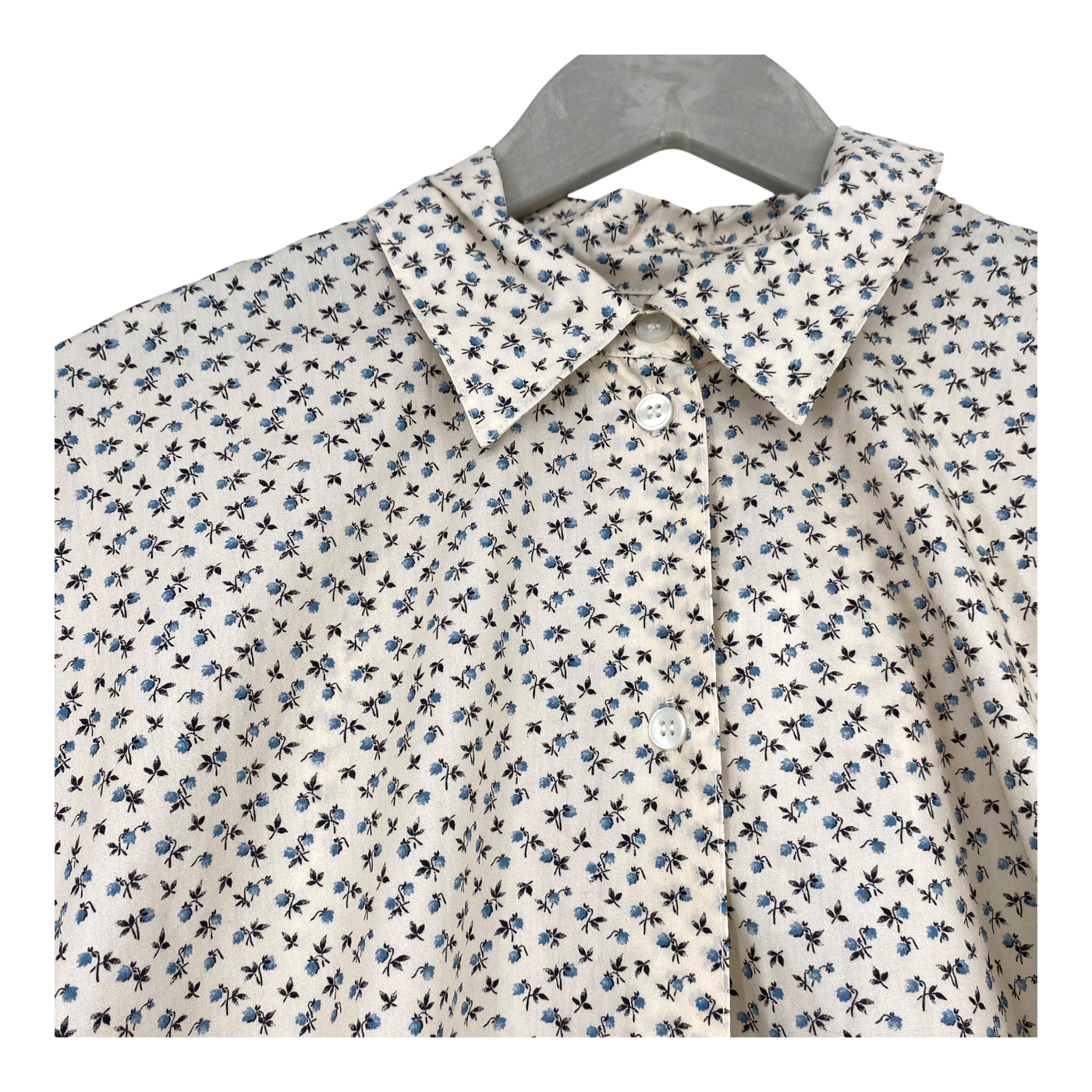 Samsøe & Samsøe button shirt, flower | woman L