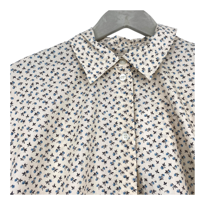 Samsøe & Samsøe button shirt, flower | woman L