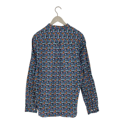 Knowledge Cotton collar shirt, flower | man XL