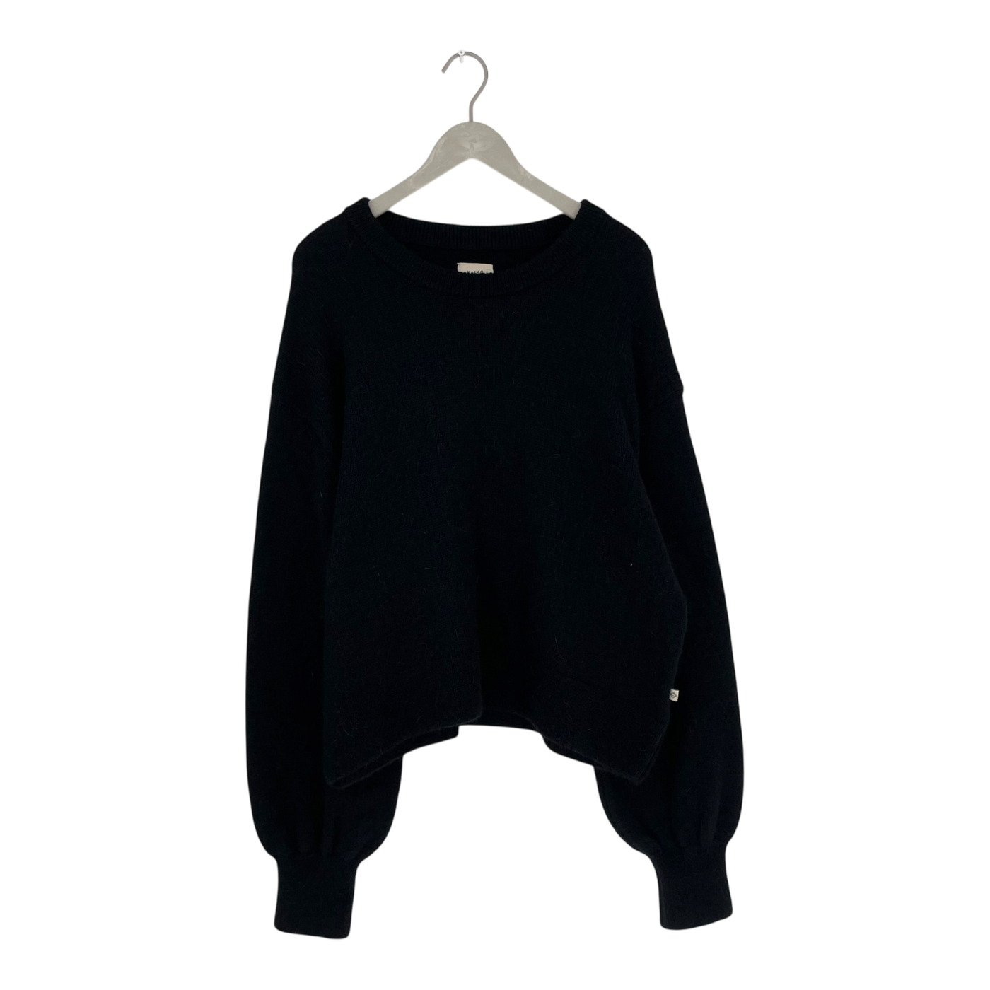 Kaiko mohair jumper, black | woman XL