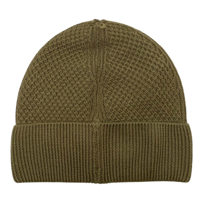 Mini A Ture matboje merino beanie, moss green | 8-10y