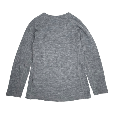 Reima kinsei wool baselayer shirt, grey | 130cm