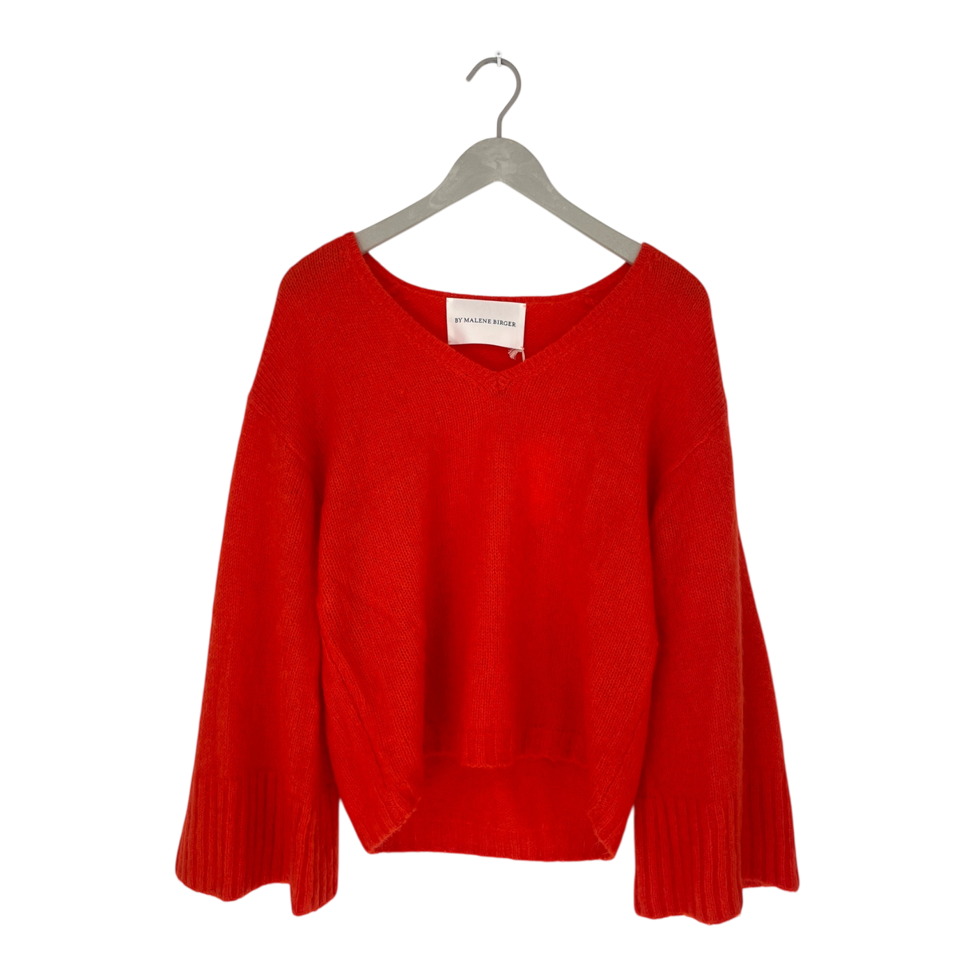By Malene Birger cimone knitted sweater, orange red | woman XS