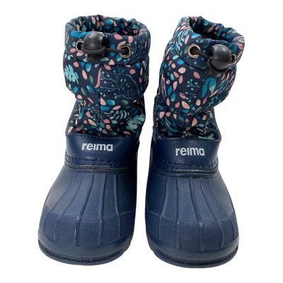 Reima loskari winter duck boots, flowers | 27