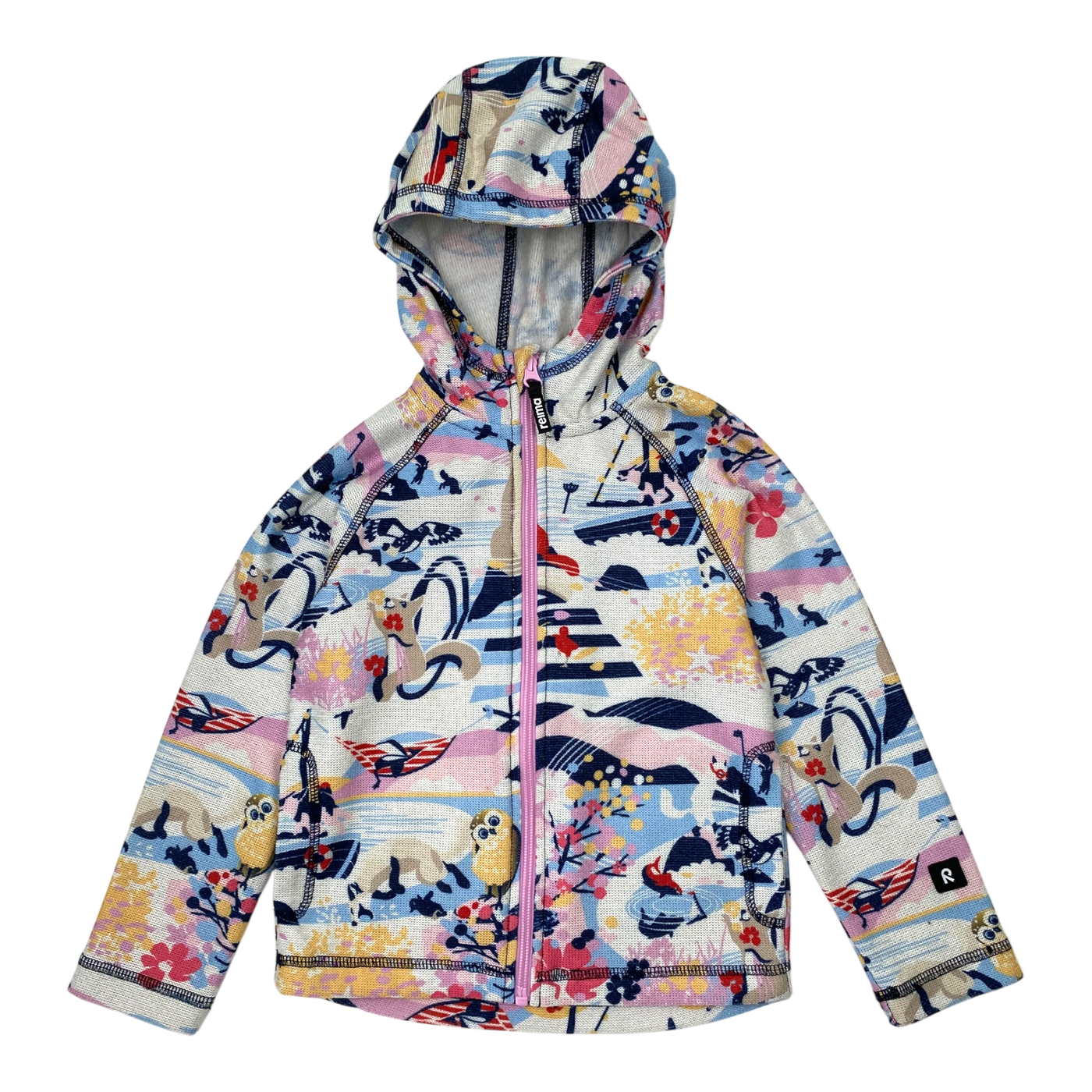 Reima haave fleece jacket, animals | 104cm