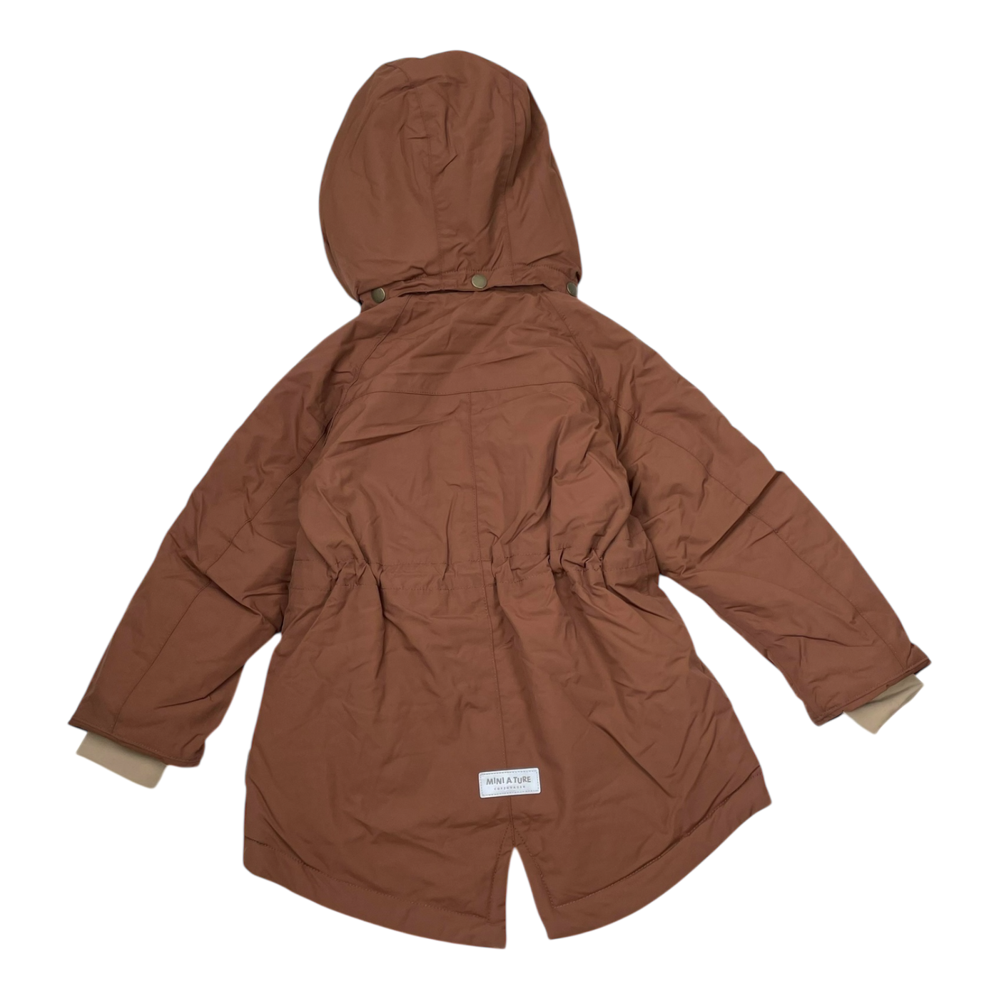 Mini A Ture matvikania fleece lined winter jacket, brown sugar | 110cm