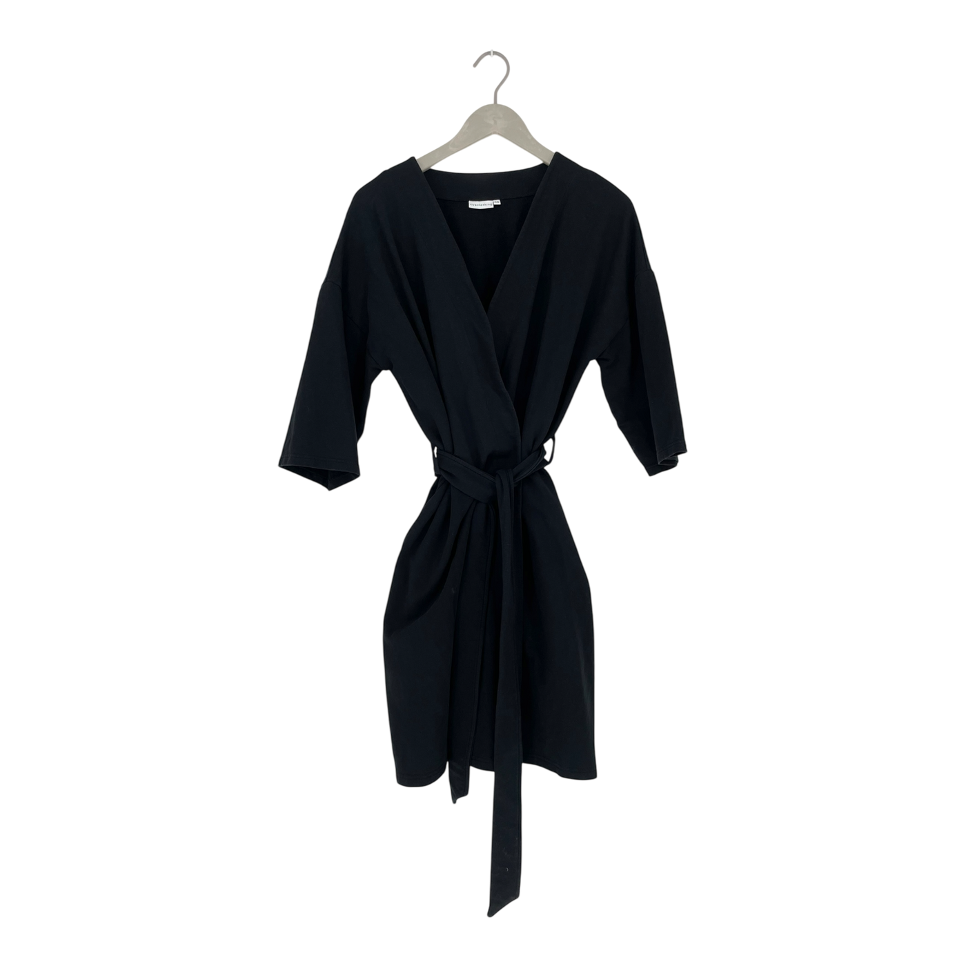 Riva Clothing wrap kimono dress, black | woman XS