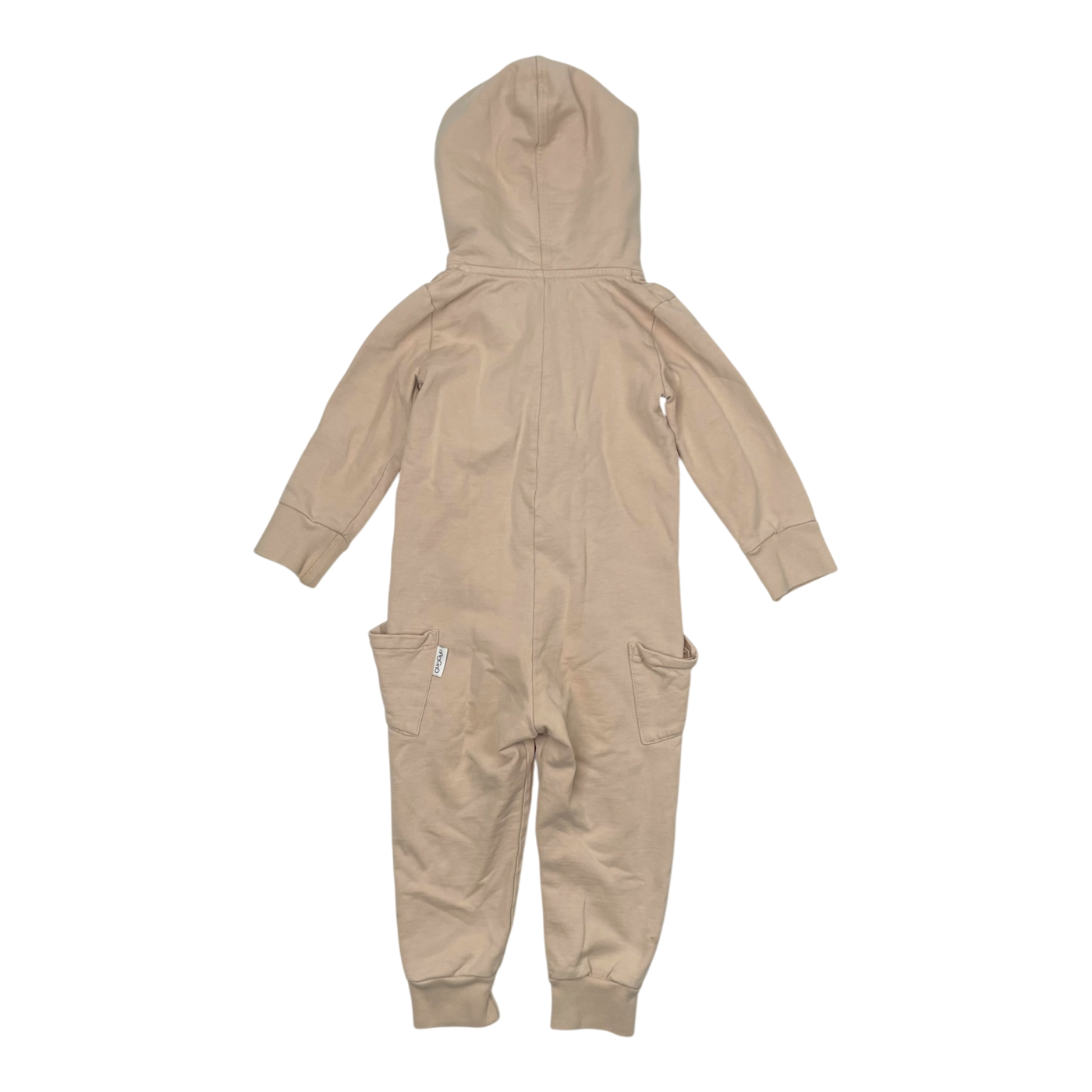 Gugguu sweat jumpsuit, light beige | 98cm