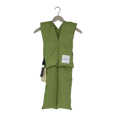 Embassy of Bricks and Logs hervey puffer scarf, green | onesize