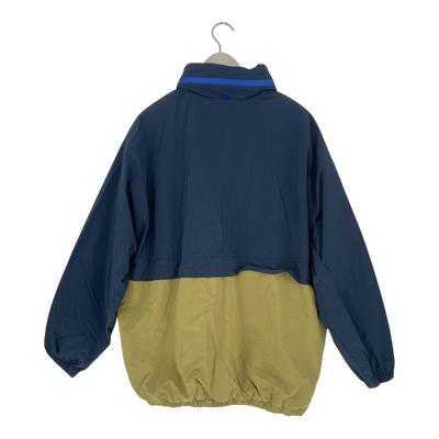 Embassy of Bricks and Logs dhola rain jacket, blue/green | unisex L
