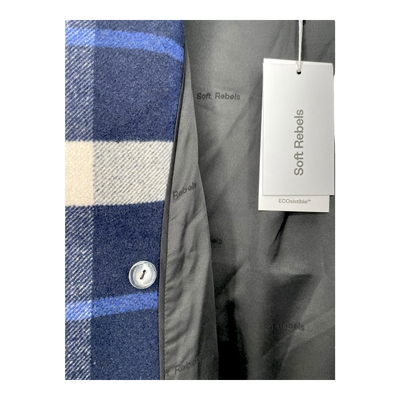 Soft Rebels cielo checked jacket, blue | woman S