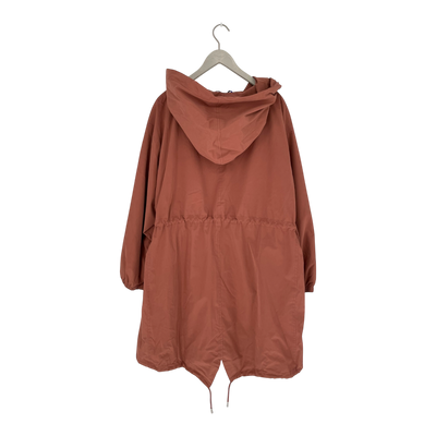 Embassy of Bricks and Logs bundaberg coat, terracotta | woman S